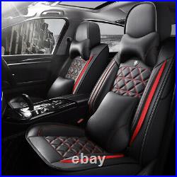 Full Surround Seats Covers Deluxe Edition PU Leather Car Seat Cushion WithHeadrest