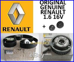 Genuine Renault Megane Scenic Clio Laguna 1.6 16V Dephaser Pulley & Cambelt Kit