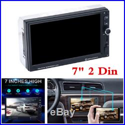 HD 7 Double DIN Car Player Stereo Radio Bluetooth FM USB MP5 MP3 Touch Screen