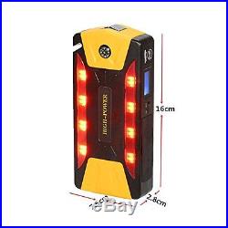 High-Power 82800mAh 4USB Car Jump Starter Emergency Charger Booster with Compass