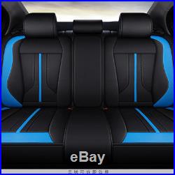 Luxury Microfiber Leather Breathable 6D Surround Car 5-Seats Seat Cover Cushions