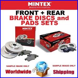 MINTEX FRONT + REAR DISCS + PADS for RENAULT GRAND SCENIC 1.9dCi 2005-on