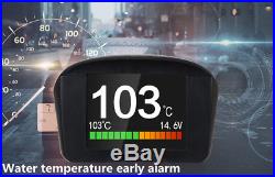 MultiFunction Voltage Tachometer Speed Display Car OBD Alarm Fault Code X50 PLUS