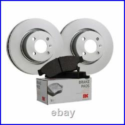 NK Front Brake Discs & Pad Set for Renault Scenic TCe 115 1.2 (9/16-4/19)