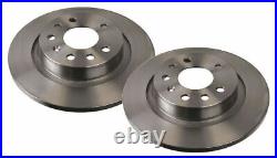 Pair of Solid Rear 290mm Brake Discs for Renault Scenic 2009-2022