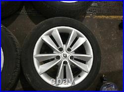 RENAULT GRAND SCENIC 2010-14 2.0dci ALLOY RIMS WITH 5 TWIN SPOKES GOOD 225/50/