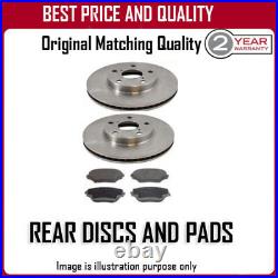Rear Discs And Pads For Renault Grand Scenic 1.2 Tce (115bhp) 1/2012