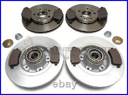 Renault Grand Scenic 09-15 Front & Rear Brake Discs And Pads (Electric H/brake)