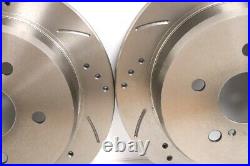 Renault Grand Scenic 1.5 dci 09- Rear Brake Discs Drilled Grooved