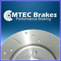 Renault Grand Scenic 1.6 VVT 09-12 Rear Brake Discs 274mm Drilled Grooved