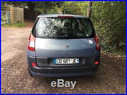Renault Grand Scenic 1.9 dci left and drive LHD French plates 7 seater