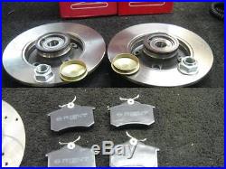 Renault Grand Scenic 2004on Rear Brake Disc With Bearing Fitted Abs Ring & Pads