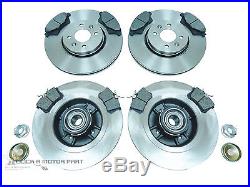 Renault Grand Scenic Front Rear Brake Discs Pads Wheel Bearings Abs (check Type)