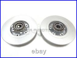 Renault Grand Scenic Rear 2 Brake Discs With Fitted Wheel Bearings & Abs Rings
