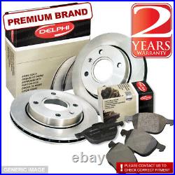 Renault Scenic III 1.5 dCi MPV 94bhp Front Brake Pads Discs 296mm Vented