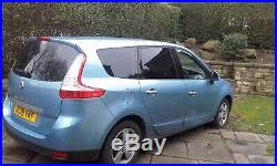 Renault blue Grand Scenic DYN TCE 1.4 Petrol 7 seater with tinted windows in VGC