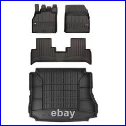 Set foot mats and rubber mat for Renault Grand Scenic 2009-2016