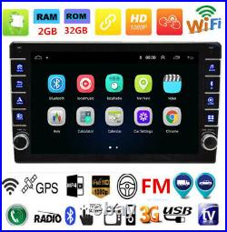 Single 1Din 9in Car Bluetooth Stereo FM Radio GPS Navigation 2G+32GB Android 8.1