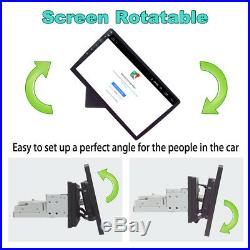 Single Din 10.1 Rotatable Android 8.1 Quad-Core Car GPS Wifi 3G 4G 1080P 1+16GB