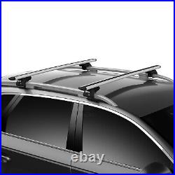 Thule WingBar Evo Silver Roof Bars fit Renault Grand Scenic Mk. 3 09-16 Open Rail