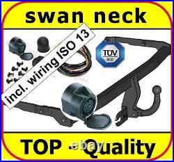 Towbar & Electric ISO 13pin Renault Grand Scenic 2004 to 2009 / swan neck