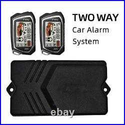 Two Way Universal Car Alarm Security System Keyless Entry Engine Start With Remote