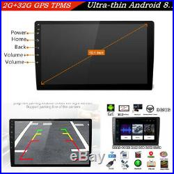 Ultra-thin 10.1 HD Android 8.1 Car 2GB+32GB Quad-Core Stereo Radio GPS 3G 4G BT