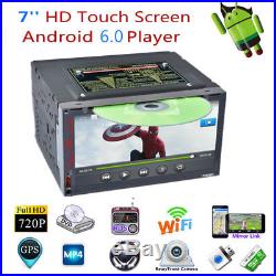 Universal 7''Double 2 DIN Touch Screen Car DVD Player Radio Stereo GPS WIFI OBD
