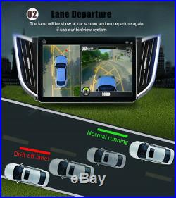 Vehicle Car HD 3D 360° Surround View System 4Pcs Camera DVR Waterproof G-Sensor
