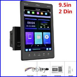 Vertical Screen 9.5in Double 2 DIN Head Unit Car Stereo MP5 Player BT Radio FM