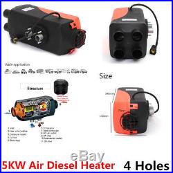 Warm Winter 4 -Holes 5KW Air Diesel Fuel Heater Planar For trucks, Van, Boats