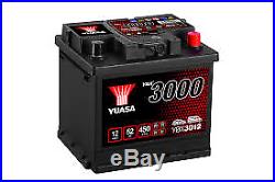 YUASA PREMIUM 12v Type 079 Car Battery 3 Year Warranty EB500 YBX3012