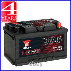 Yuasa Car Battery Calcium Black Case 12V 650CCA 71Ah T1 For Opel Signum 2.0 T